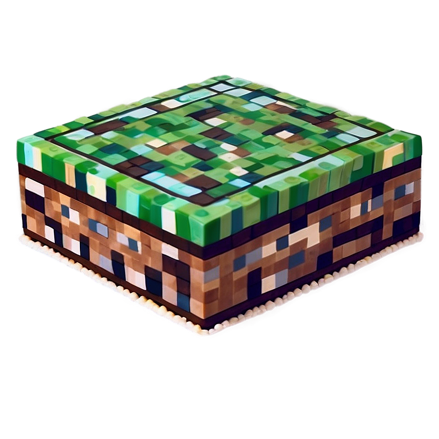 Homemade Minecraft Cake Png Drv