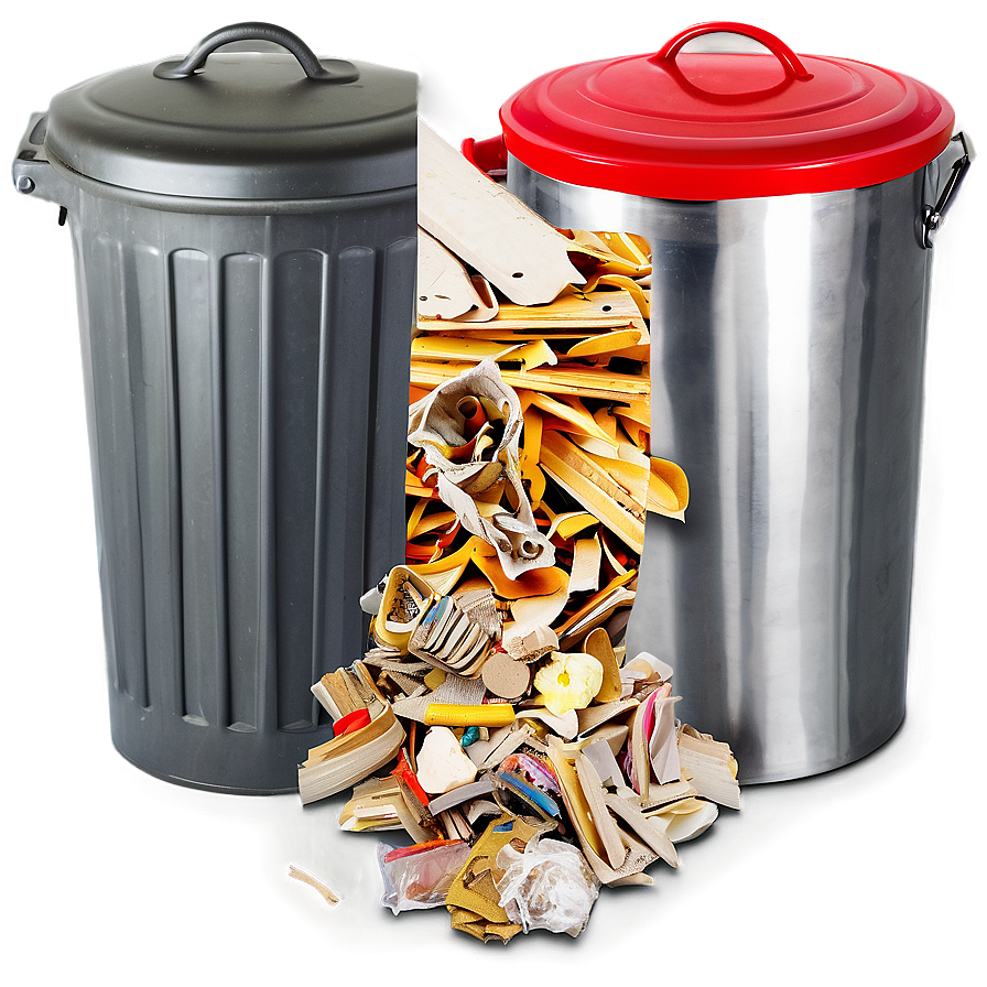 Homemade Trash Bin Composition Png 82