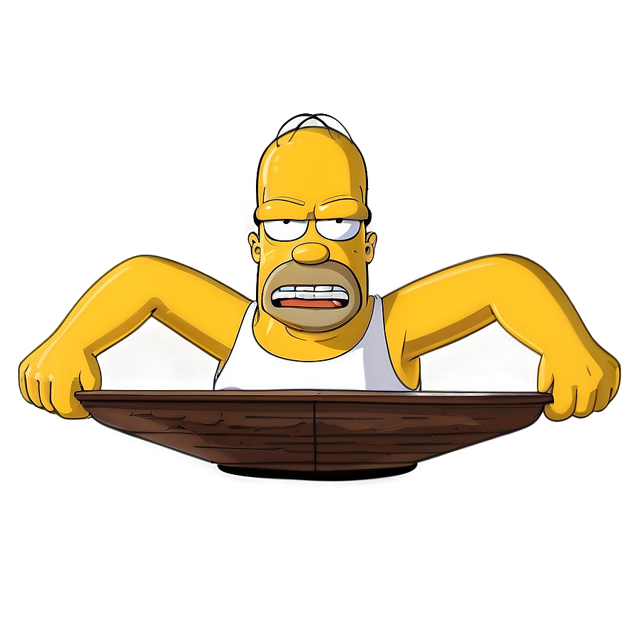 Homer Simpson Angry Expression Png 80