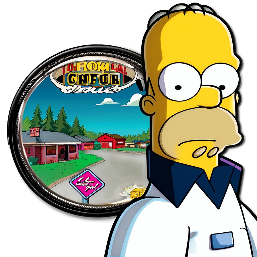 Homer Simpson Animated Series Icon Png 94