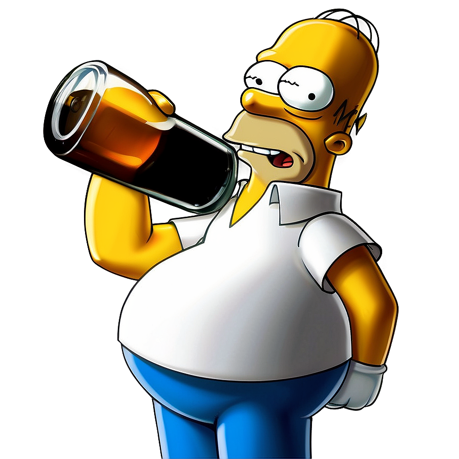 Homer Simpson Beer Lover Png Uuw