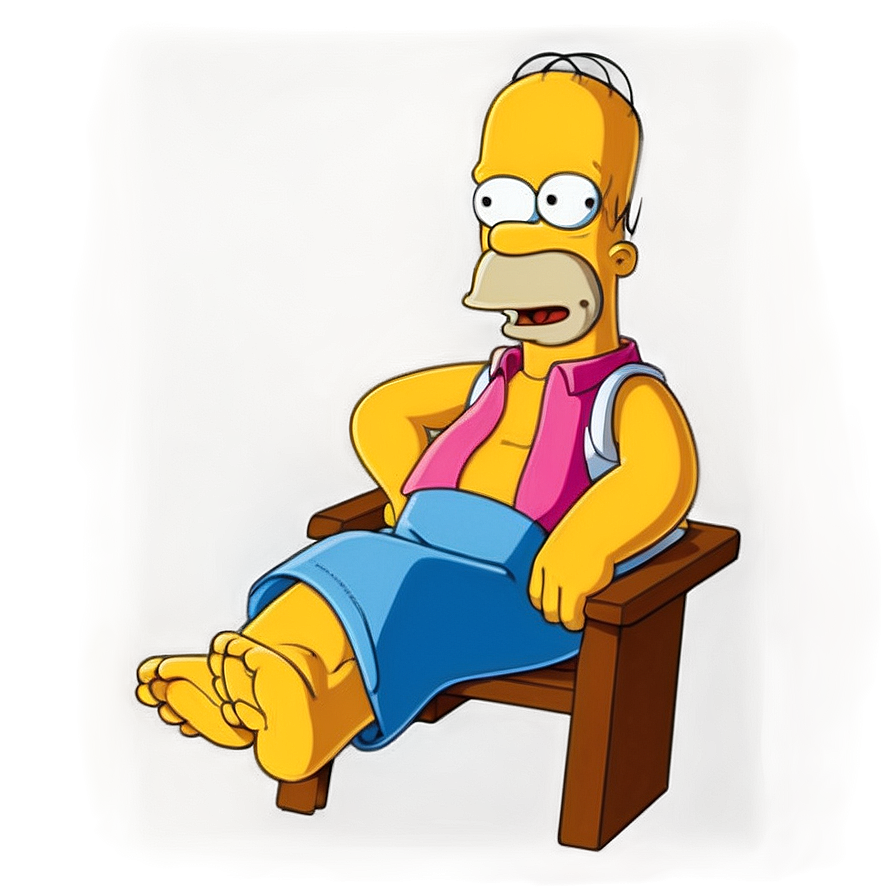 Homer Simpson Classic Pose Png Dpf