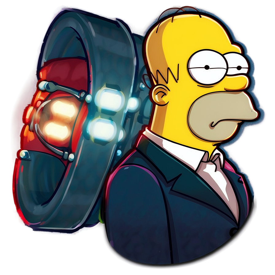 Homer Simpson Mischievous Grin Png Hag15