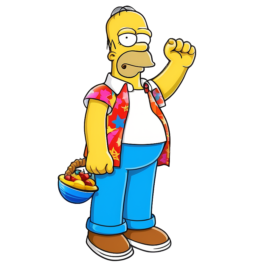 Homer Simpson Summer Fun Png Jba