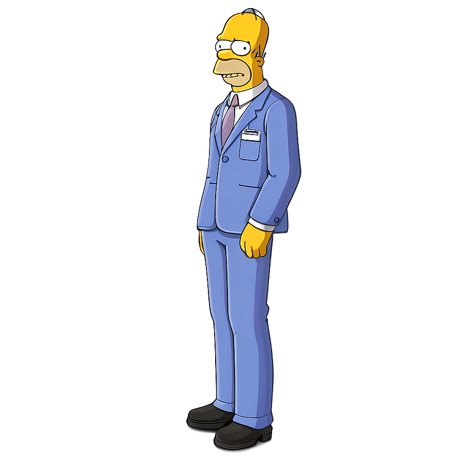 Homer Simpson Work Uniform Png 05212024