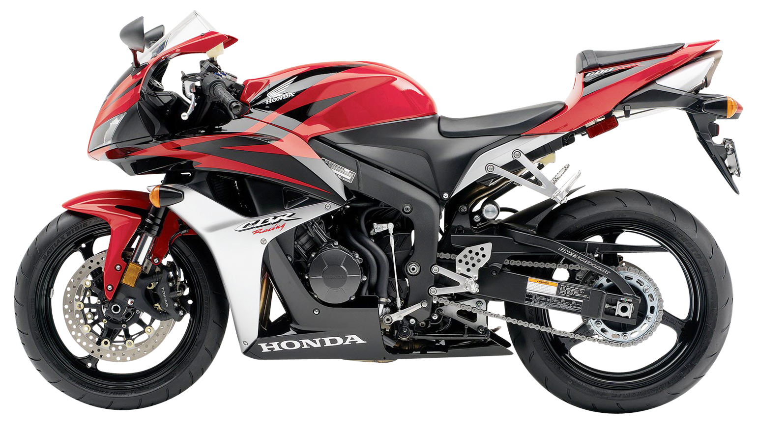 Honda C B R Sportbike Profile View