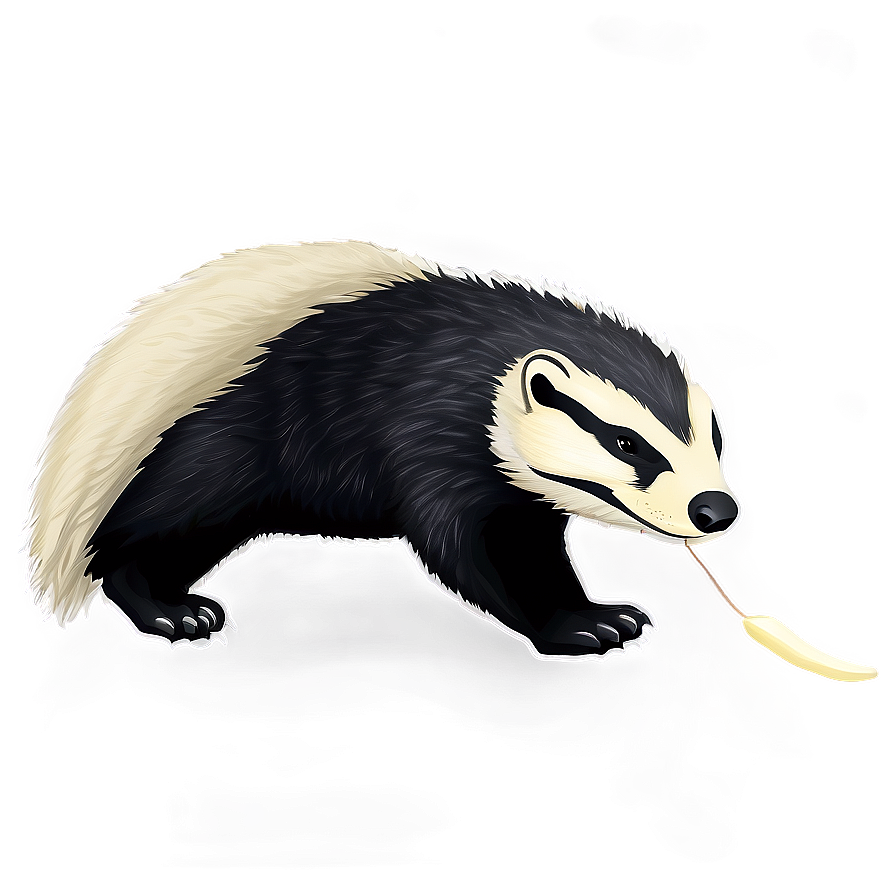 Honey Badger Black And White Png Fhw73