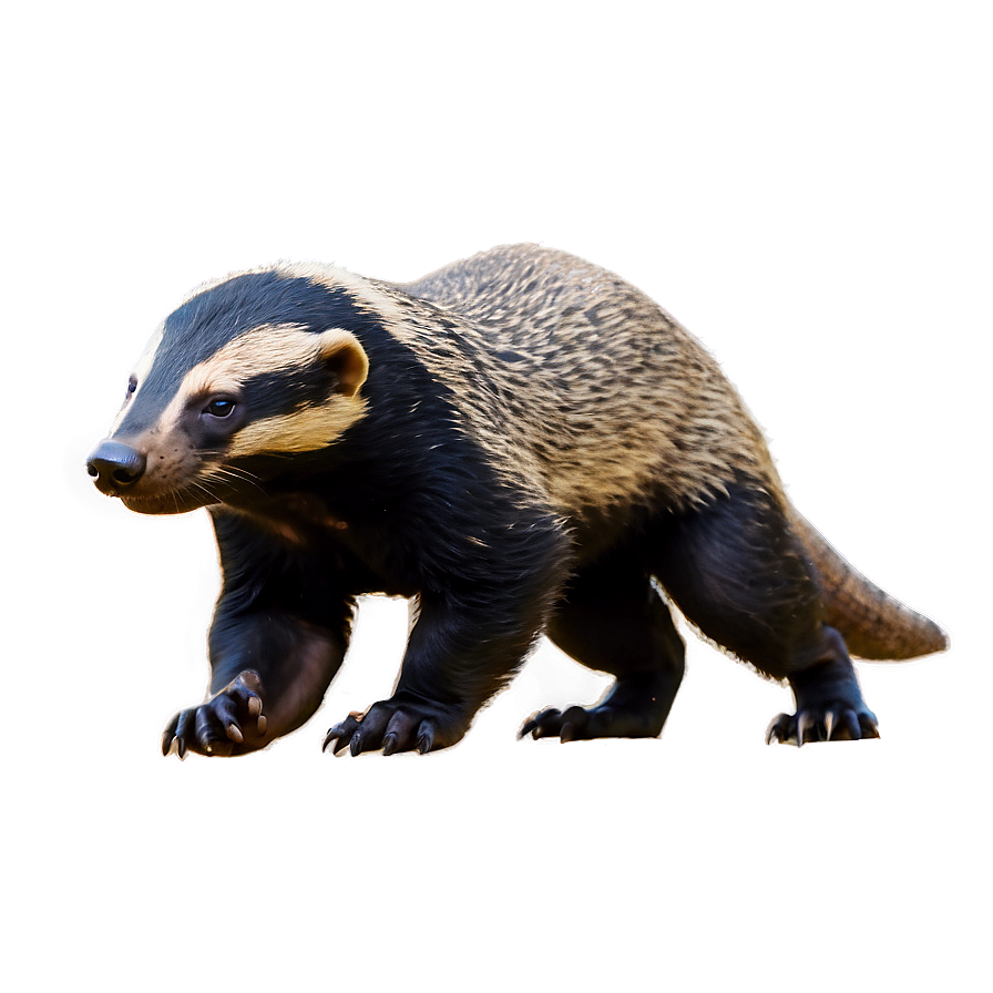 Honey Badger Dynamic Pose Png Xam90