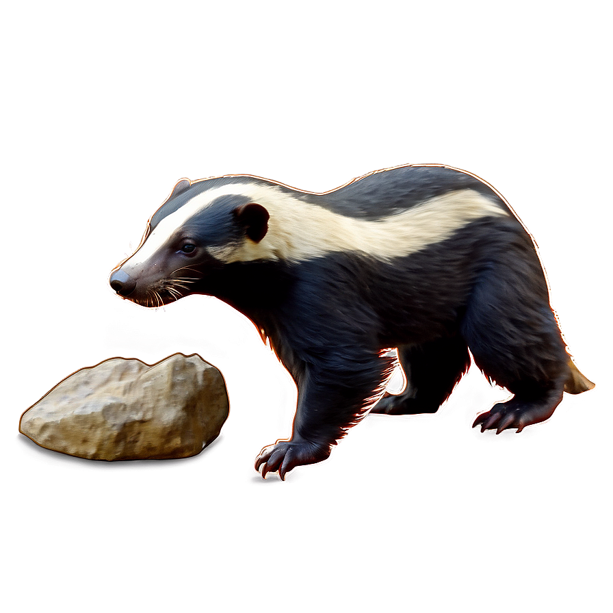 Honey Badger With Prey Png 06252024