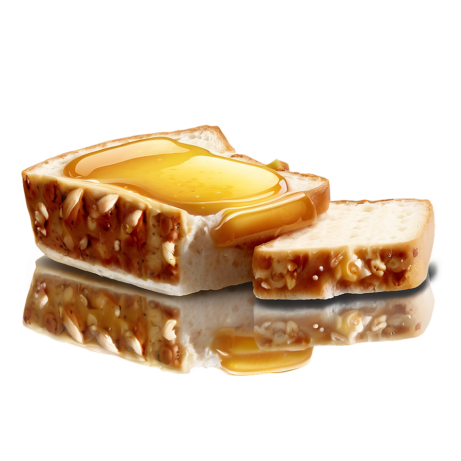 Honey Bread Slice Png 06132024