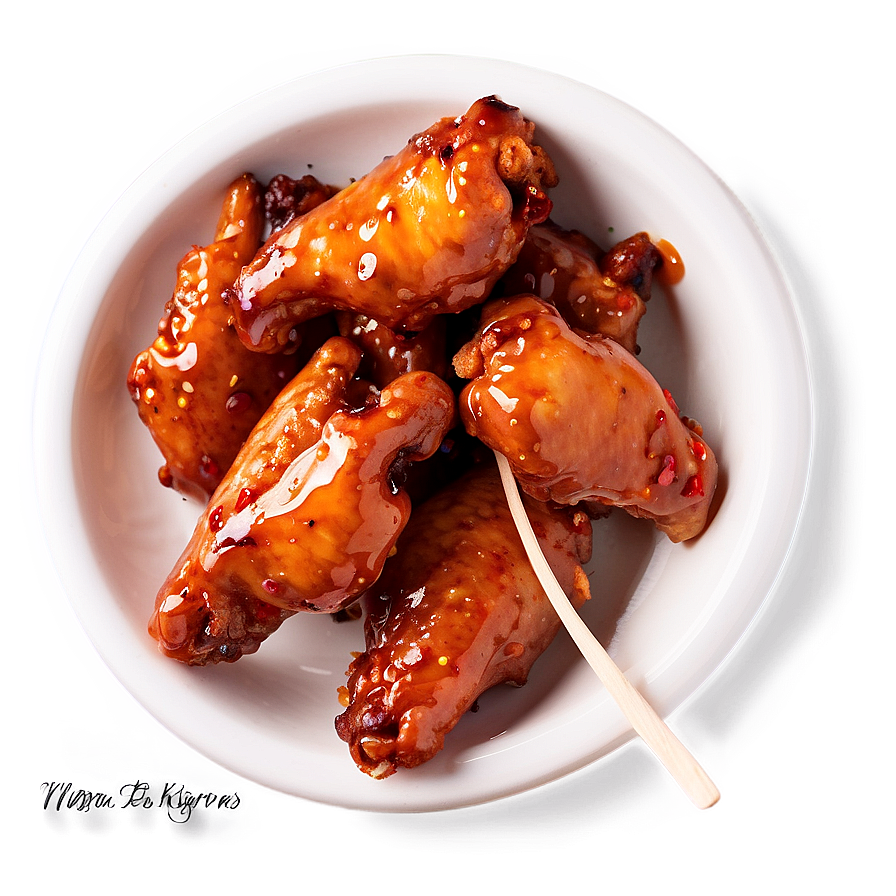 Honey Glazed Hot Wings Png Ukl18