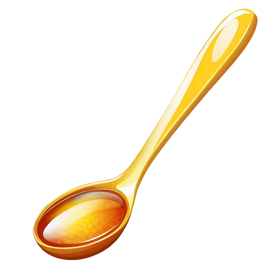 Honey In Spoon Png 05242024