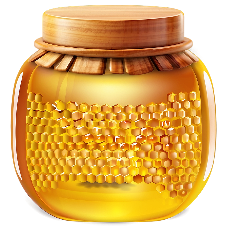 Honey Jar Illustration Png Dty15