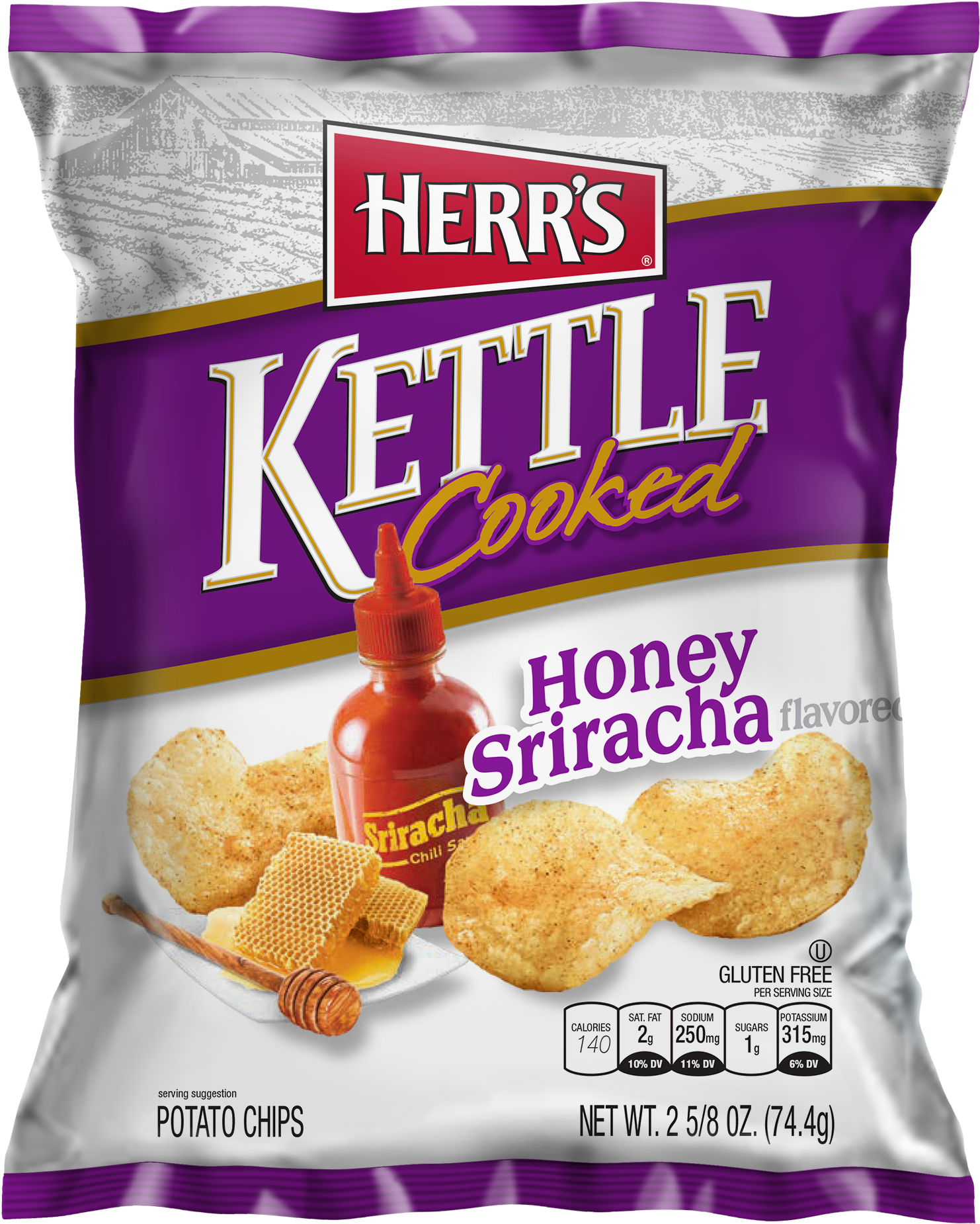 Honey Sriracha Kettle Chips Package