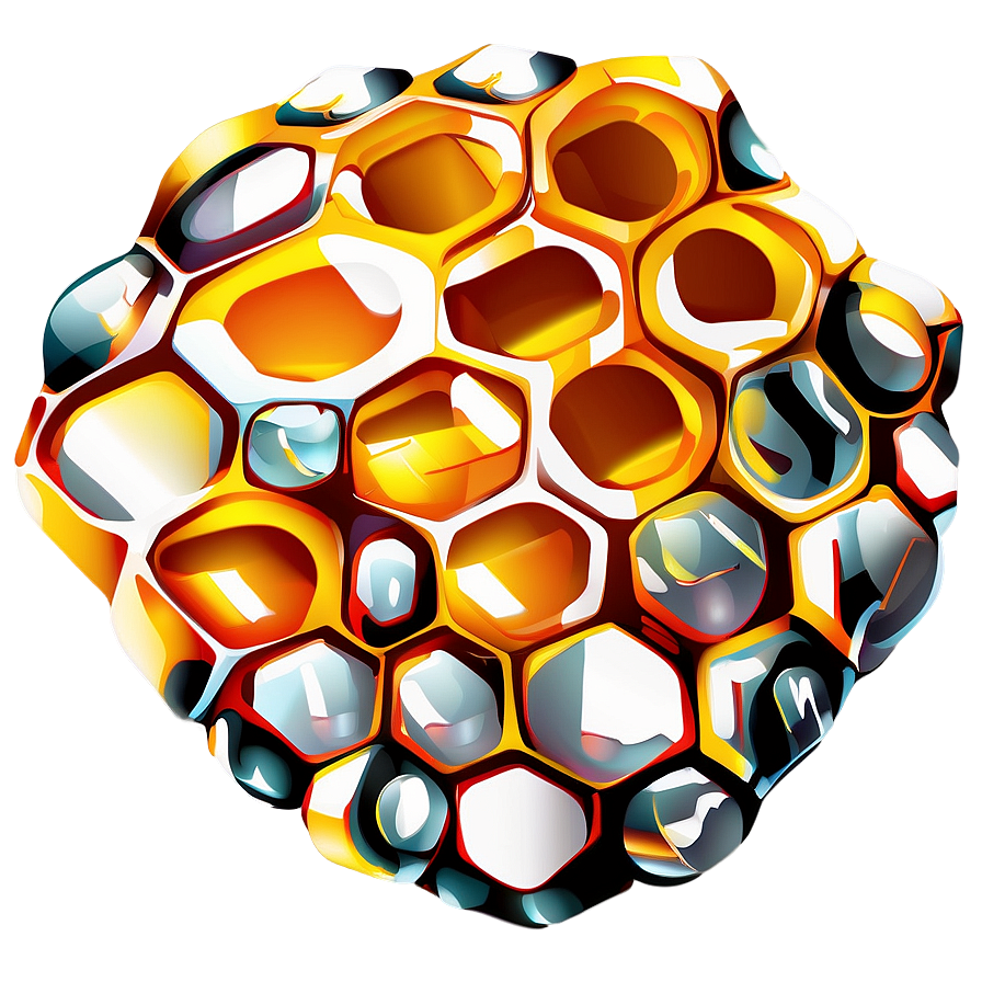 Honeycomb Illustration Png 20