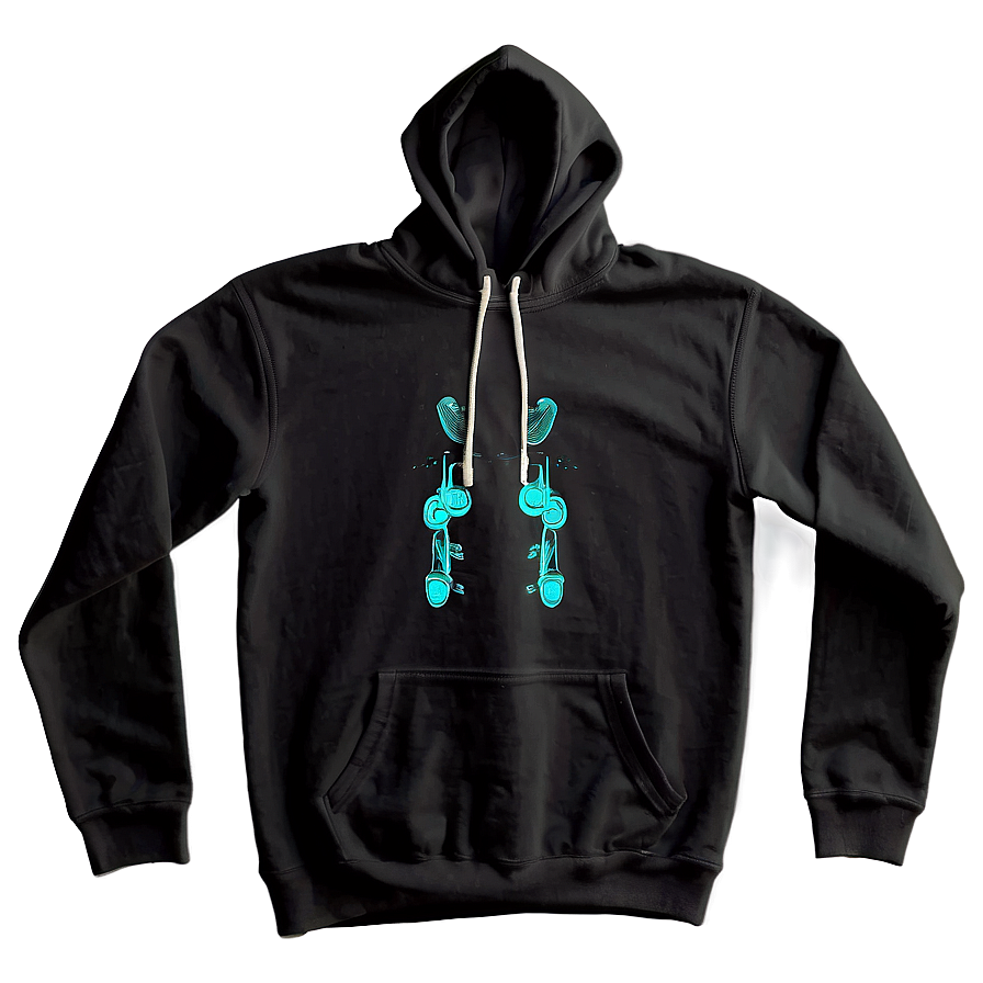 Hoodie With Earphones Png Adl