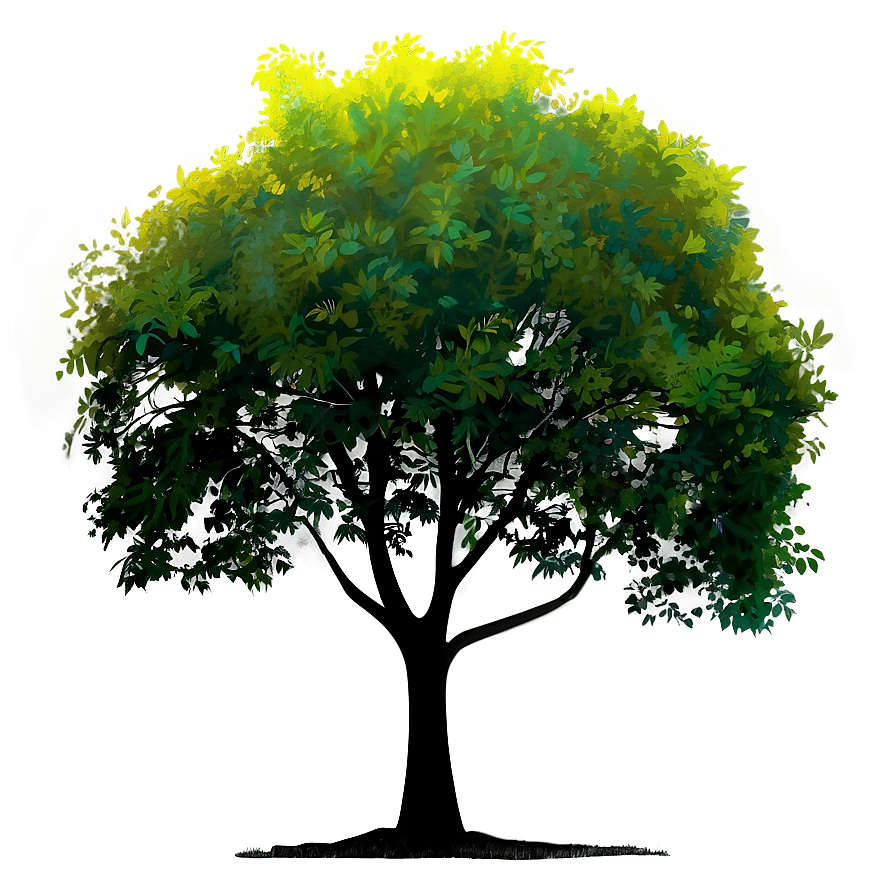 Horizon Trees Silhouette Png Arm