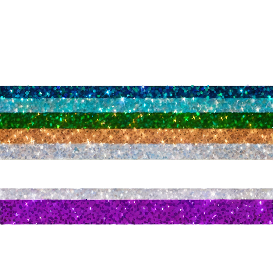 Horizontal Glitter Line Stripe Png Hwj