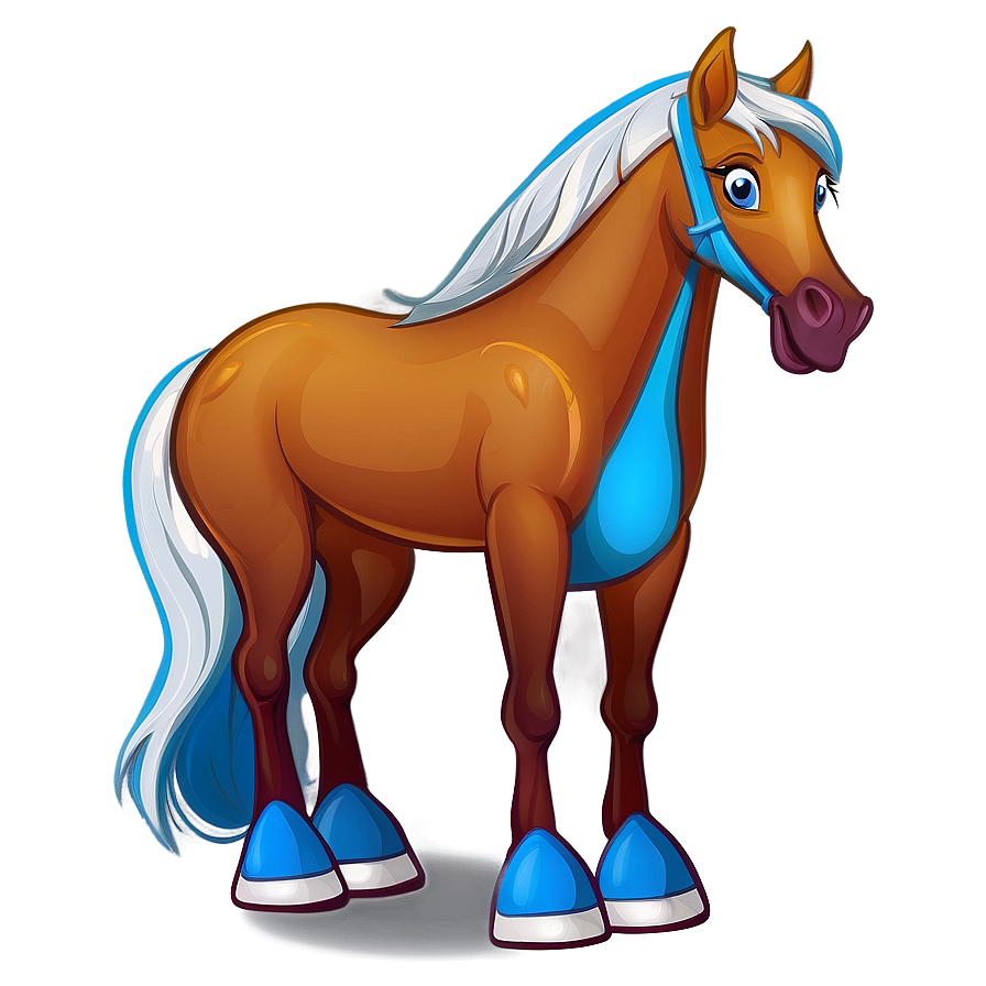 Horse Cartoon Drawing Png Vcu36