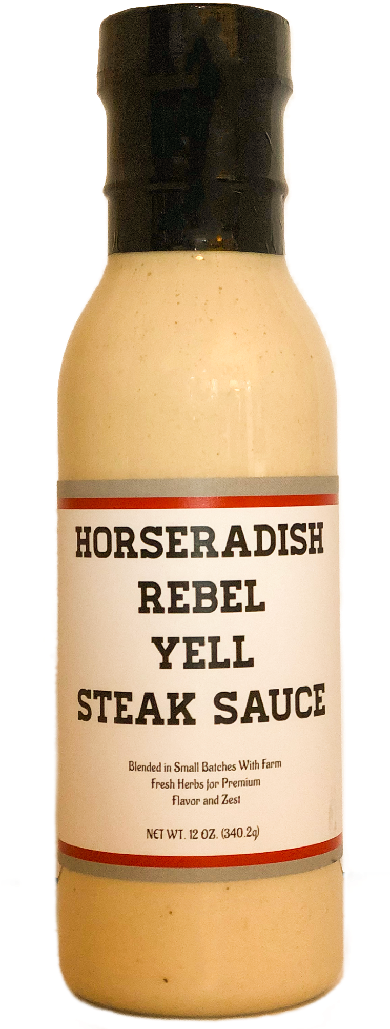 Horseradish Rebel Yell Steak Sauce Bottle