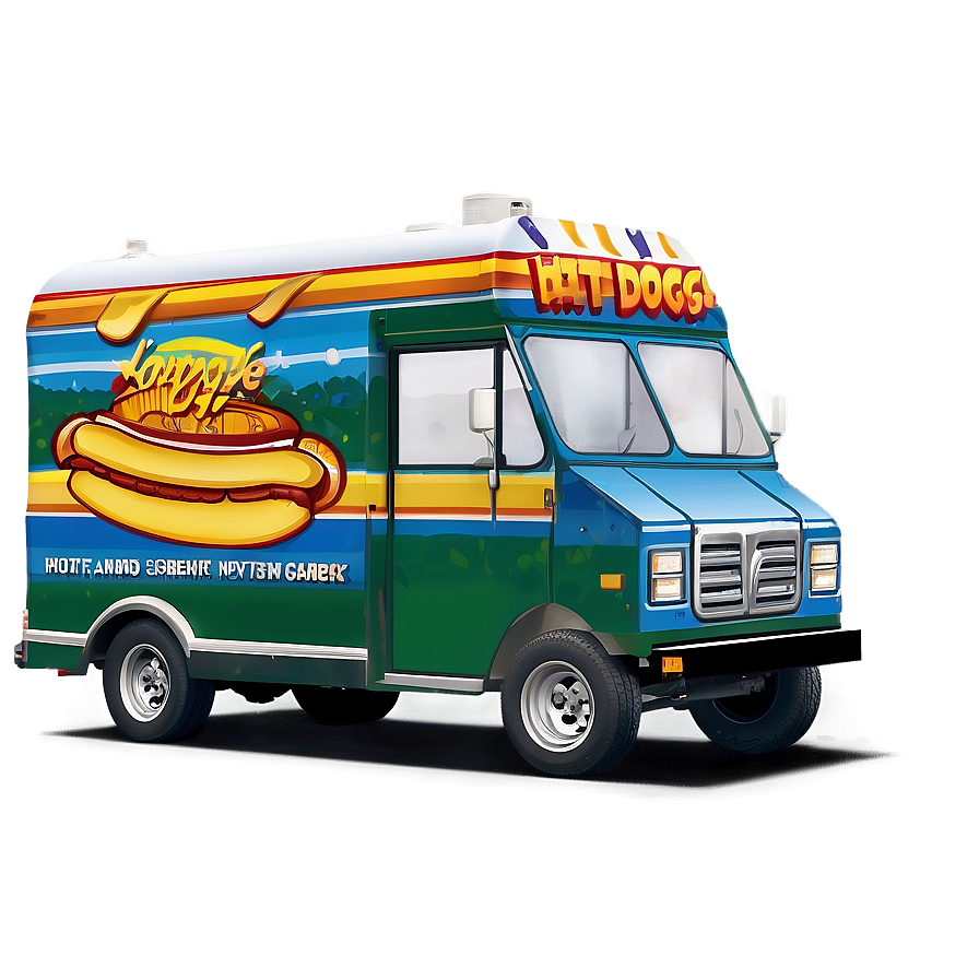 Hot Dog Food Truck Png Qpt40