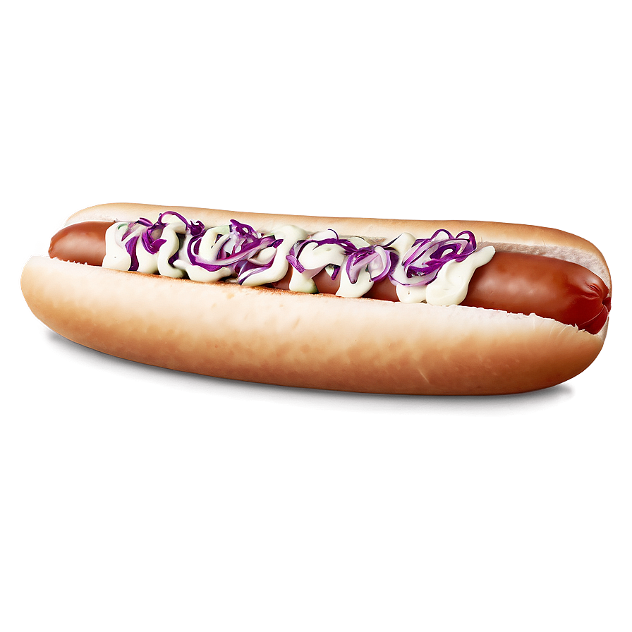 Hot Dog With Coleslaw Png 05232024