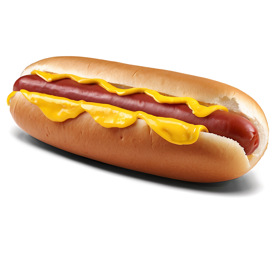 Hot Dog With Mustard Png Pct