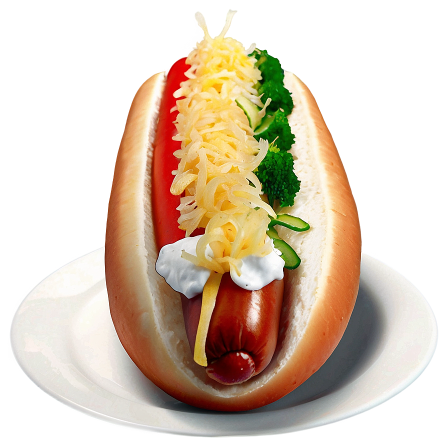 Hot Dog With Sauerkraut Png 26