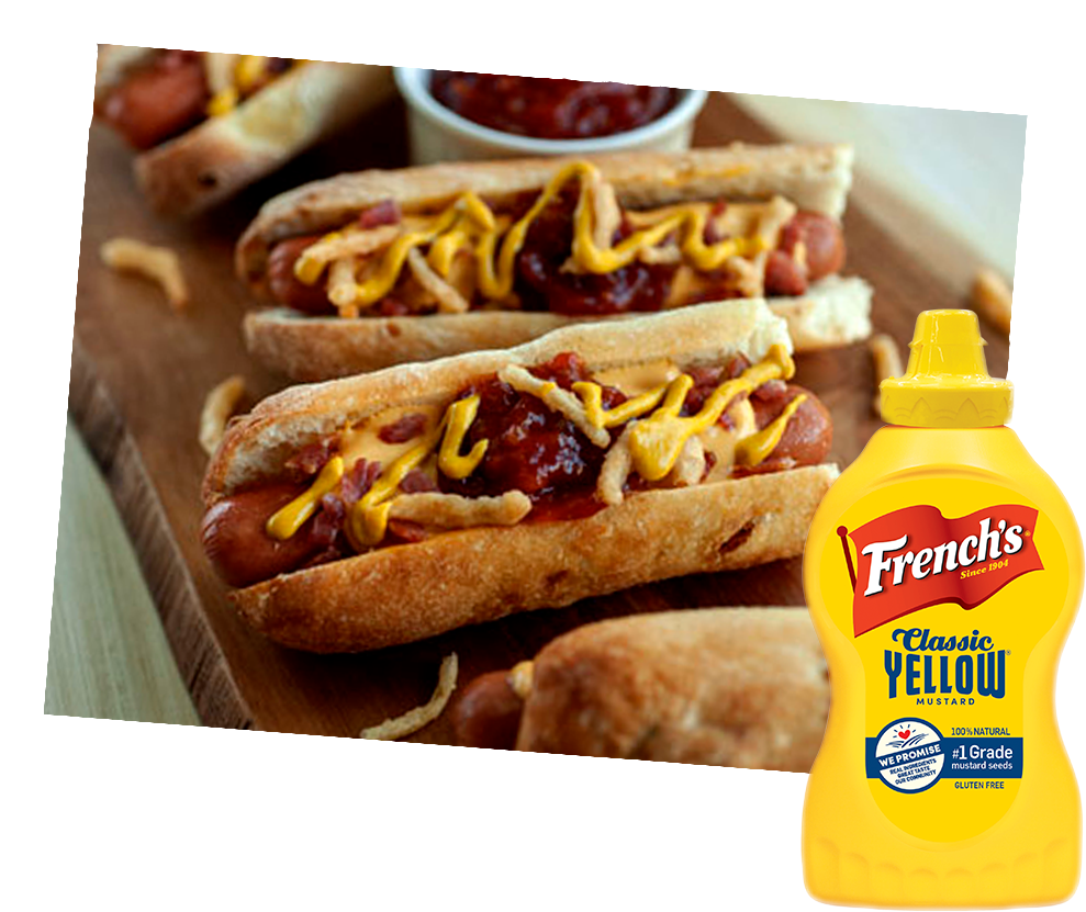 Hot Dogs With Mustardand Ketchup