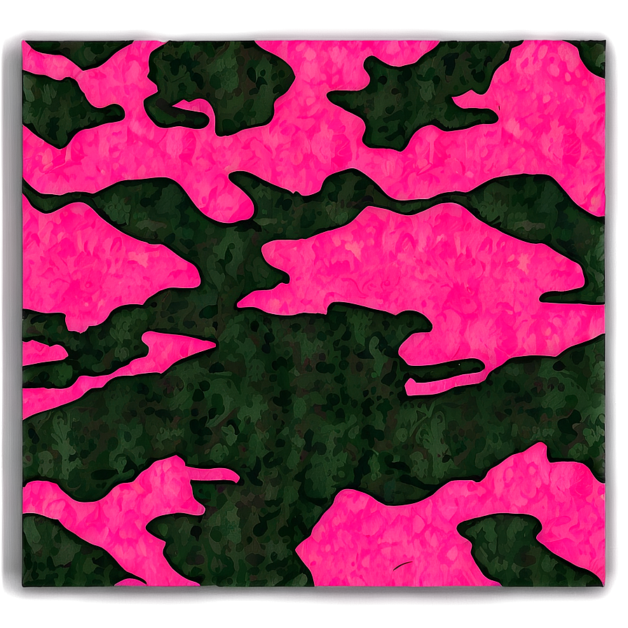 Hot Pink Camo Fabric Look Png 06252024