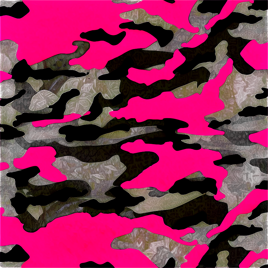 Hot Pink Camo Fabric Look Png 54