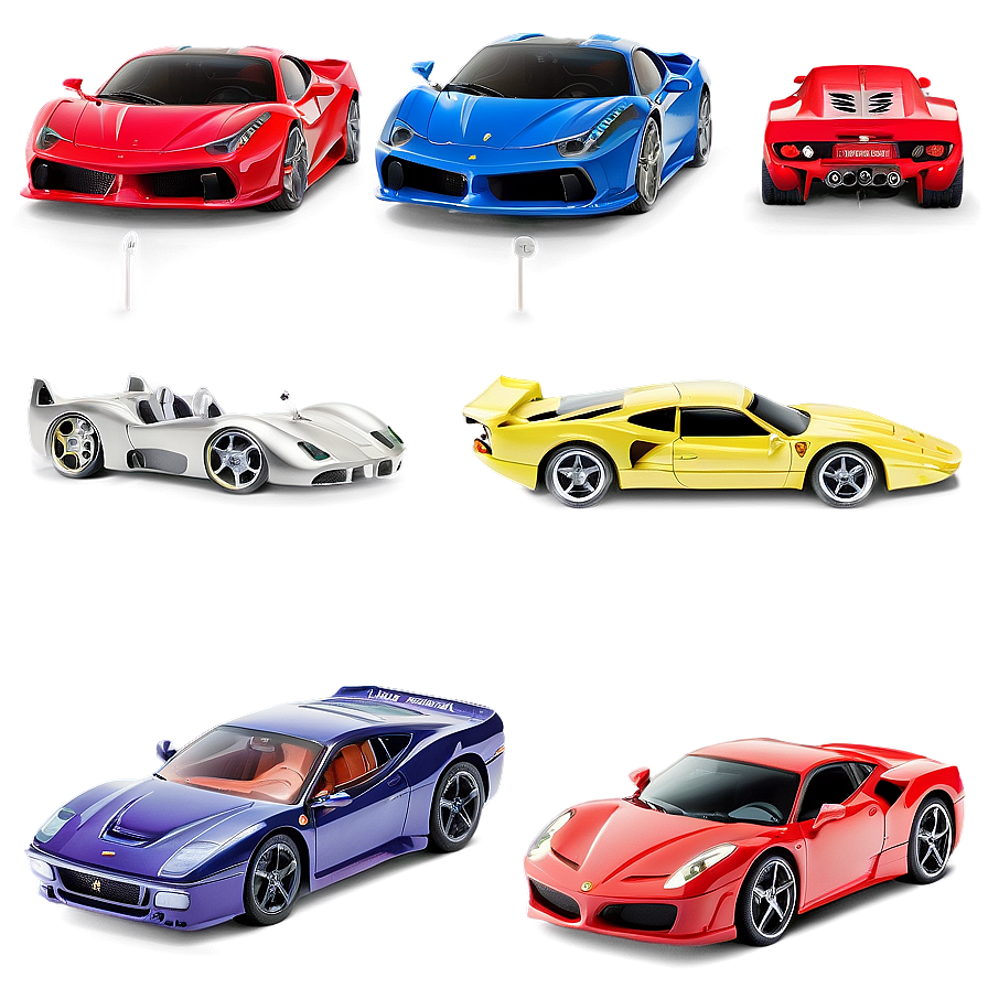 Hot Wheels Ferrari Favorites Png Uhs