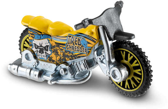 Hot Wheels Tread Shredder Toy Motorcycle