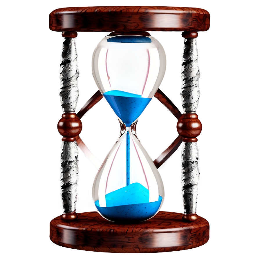 Hourglass With Reflective Surface Png Ifd36