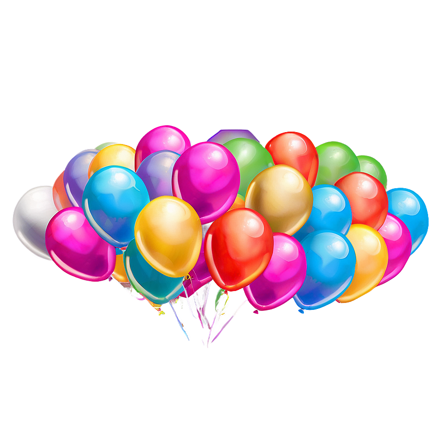 House Party Balloon Decor Png 32