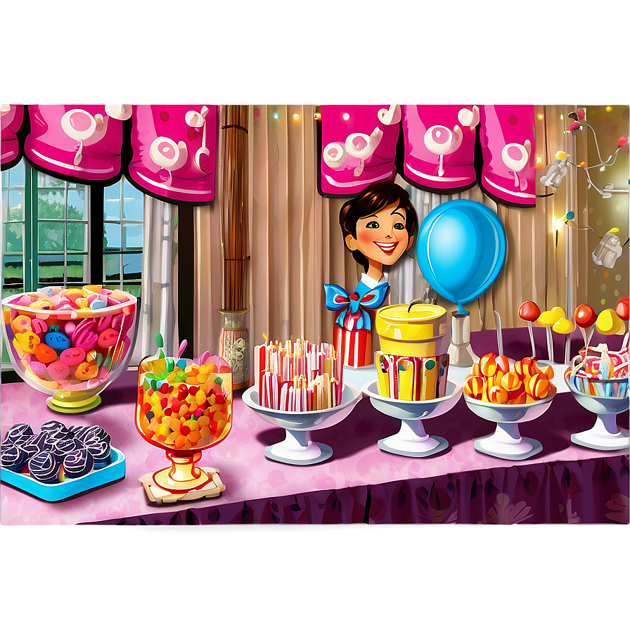 House Party Candy Buffet Png 66