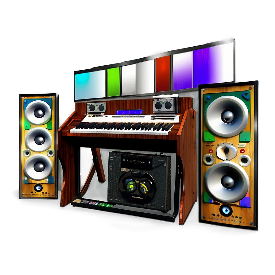 House Party Music Setup Png 06262024