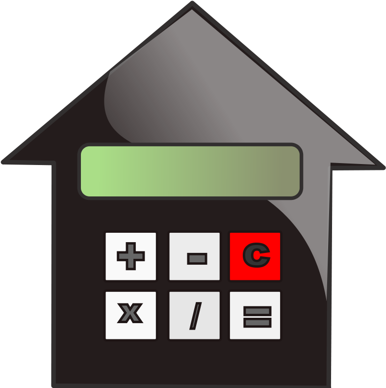 House Shaped Calculator Icon