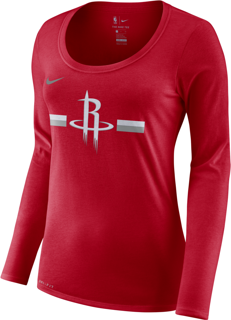Houston Rockets Nike Dri Fit Red Shirt