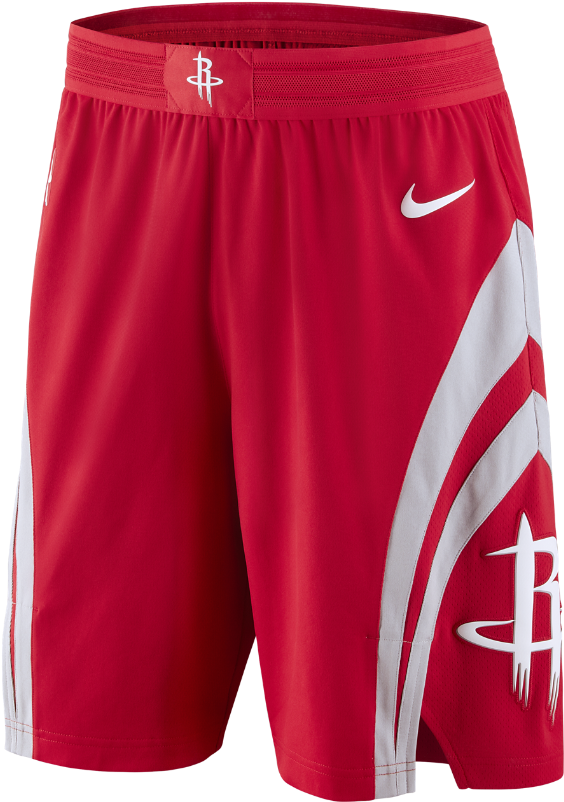 Houston Rockets Nike Shorts Red