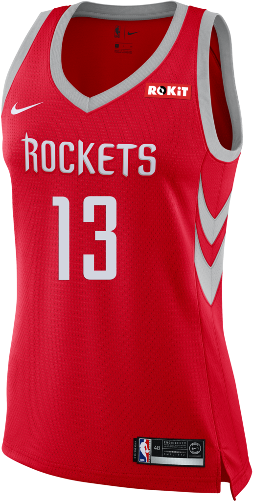 Houston Rockets Red Jersey Number13