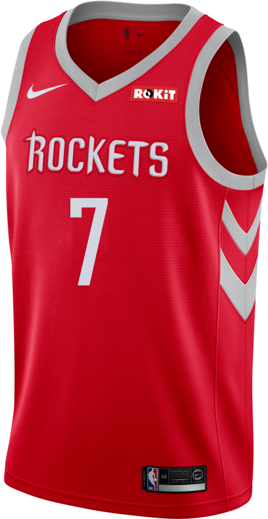 Houston Rockets Red Jersey Number7
