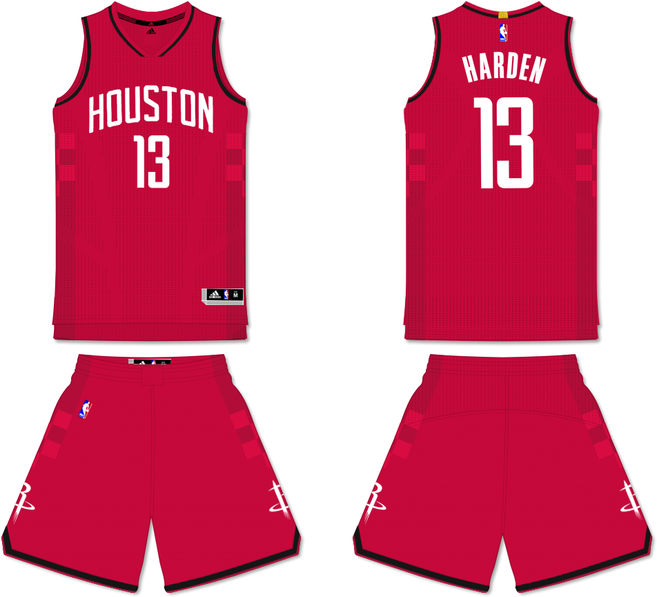 Houston Rockets13 Harden Uniform