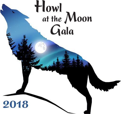 Howling Wolf Moonlight Silhouette2018