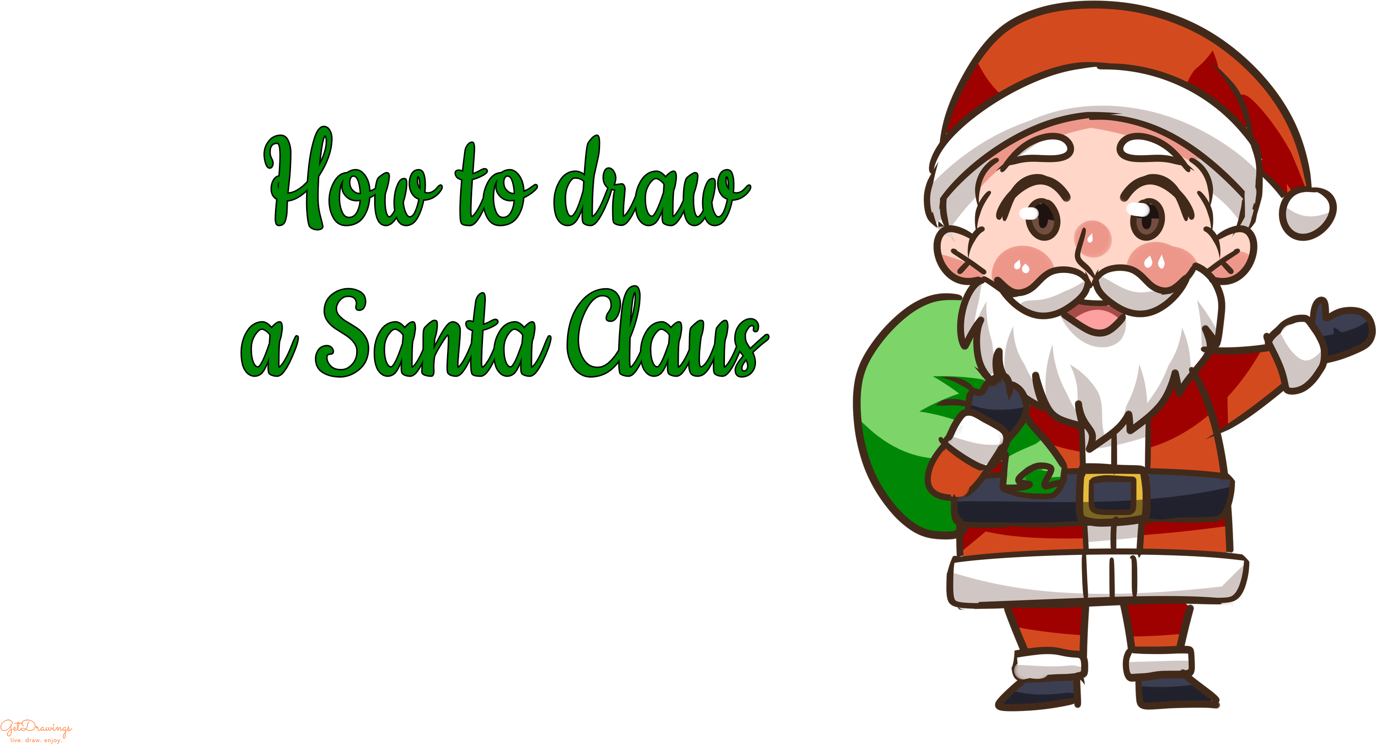 Howto Draw Santa Claus Tutorial