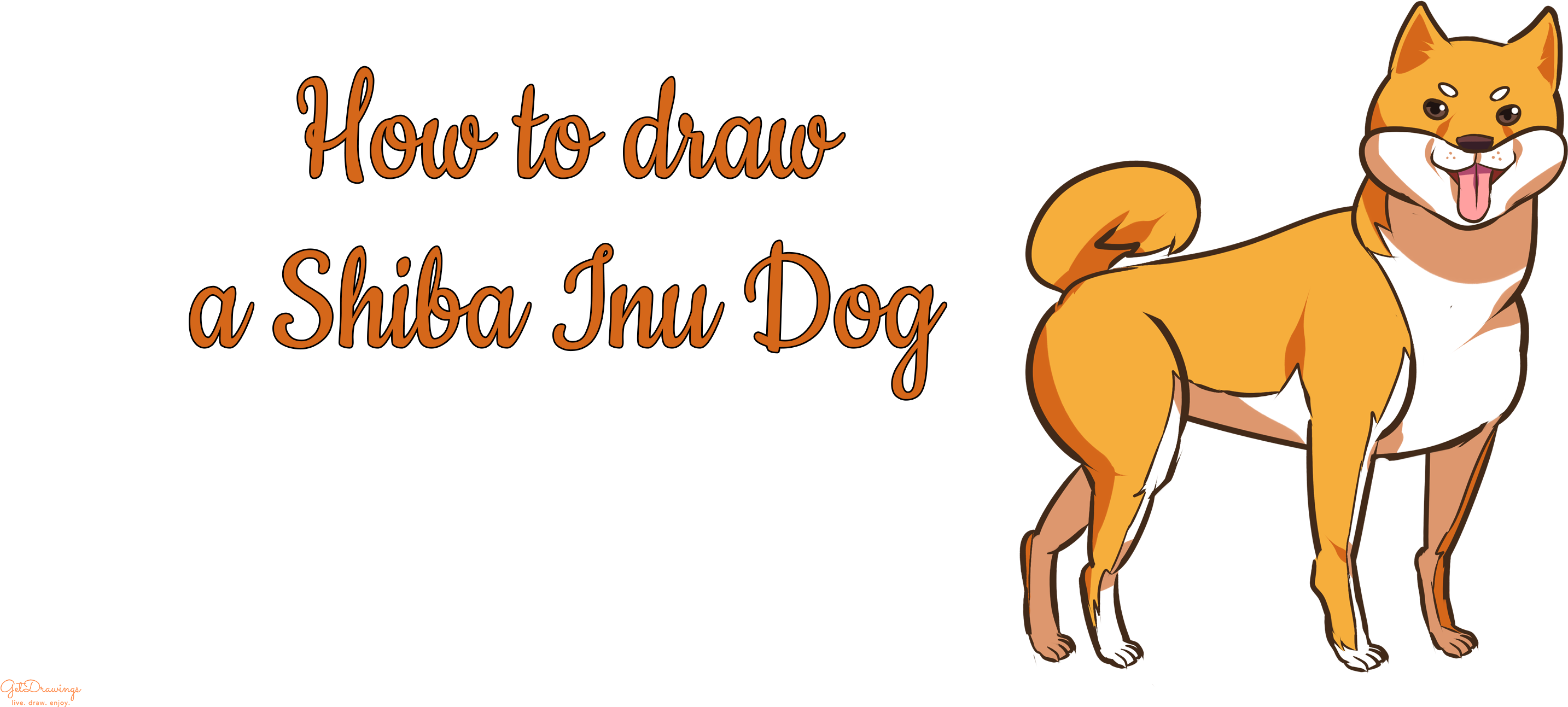 Howto Draw Shiba Inu Dog