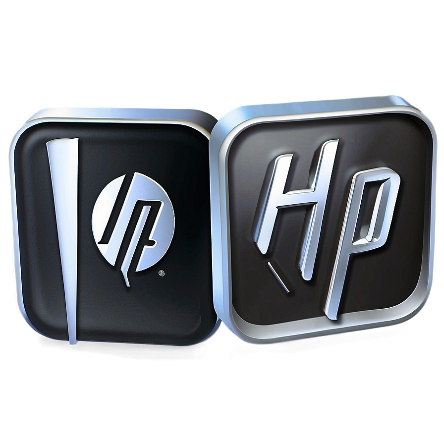 Hp Logo Silver Png 51