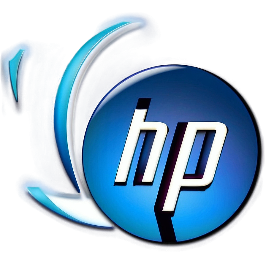 Hp Logo With Shadow Effect Png 63