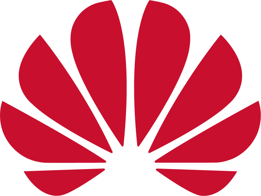 Huawei Logo Red Flower Design
