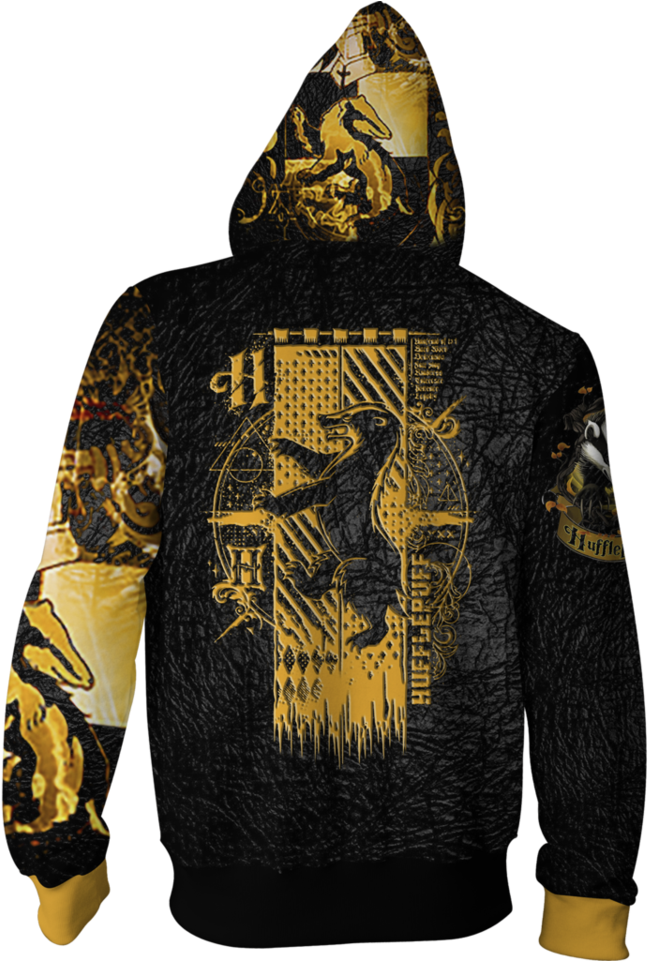 Hufflepuff Themed Hoodie Design